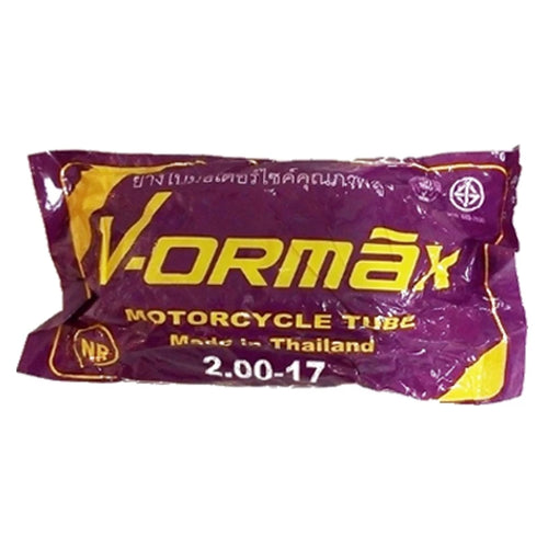 VORMAX ยางใน มอเตอร์ไซด์ ขอบ 17 นิ้ว (สำหรับรถจักรยานยนต์ทั่วไป เช่น Wave, Dream)